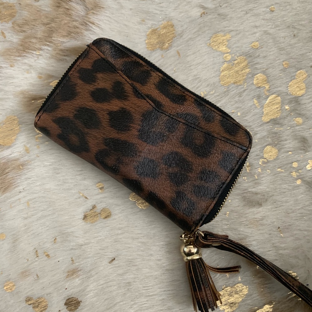 cheetah print wallet